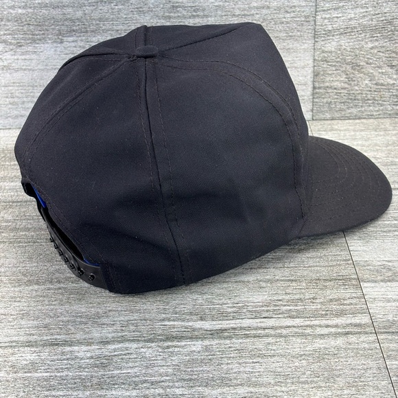 VTG USA Made 7th Infantry Association Snap Back Trucker Hat Cap Black Red Army - Picture 6 of 16